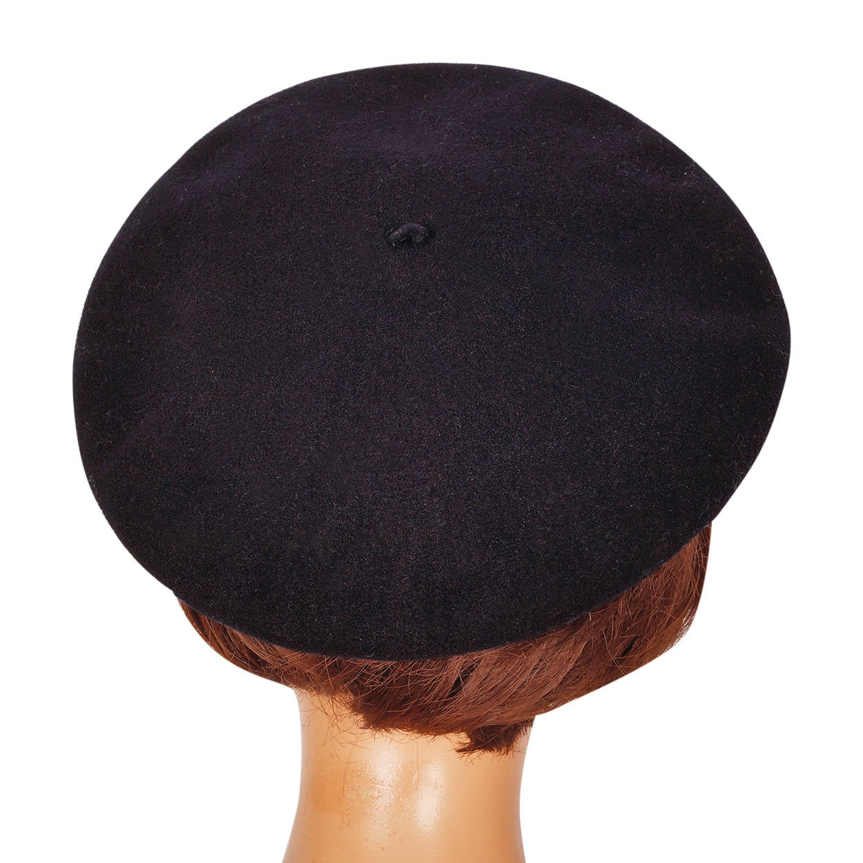Vintage French Beret Hat Boina Ederra Basque Excelsiora Super Foulard Navy Blue - Poppy's Vintage Clothing
