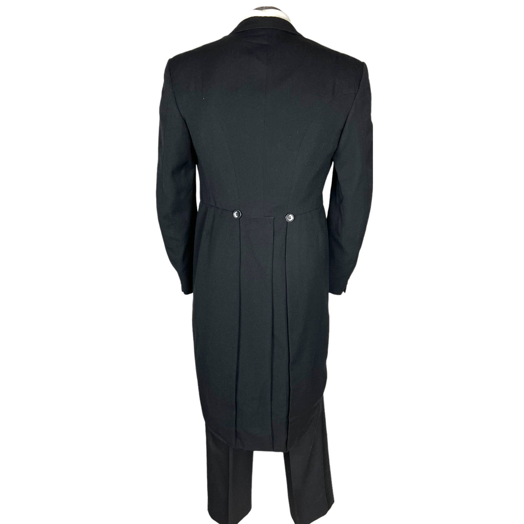1940s 50s Vintage Tuxedo Tails Formal Tailcoat Bond Clothes