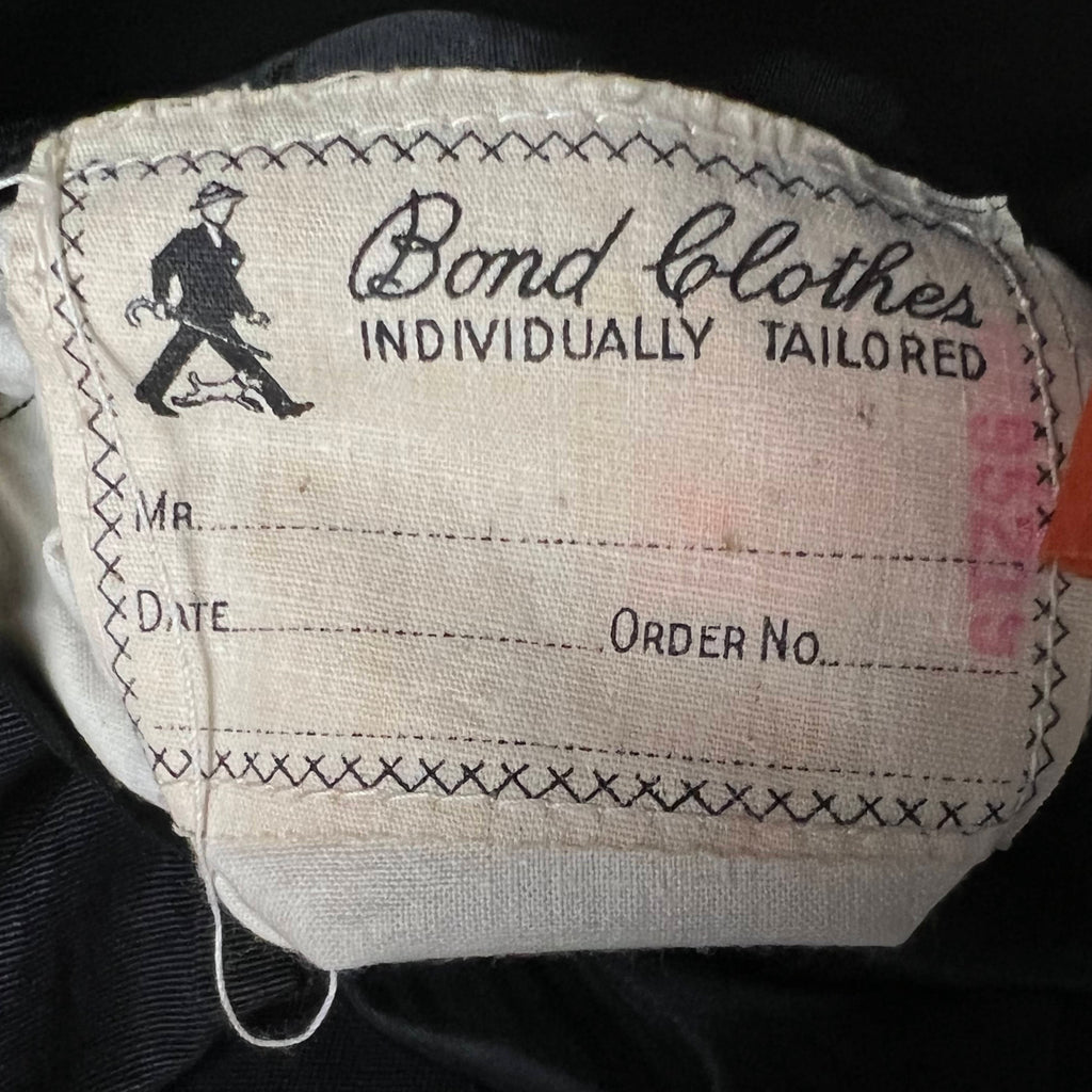 1940s 50s Vintage Tuxedo Tails Formal Tailcoat Bond Clothes