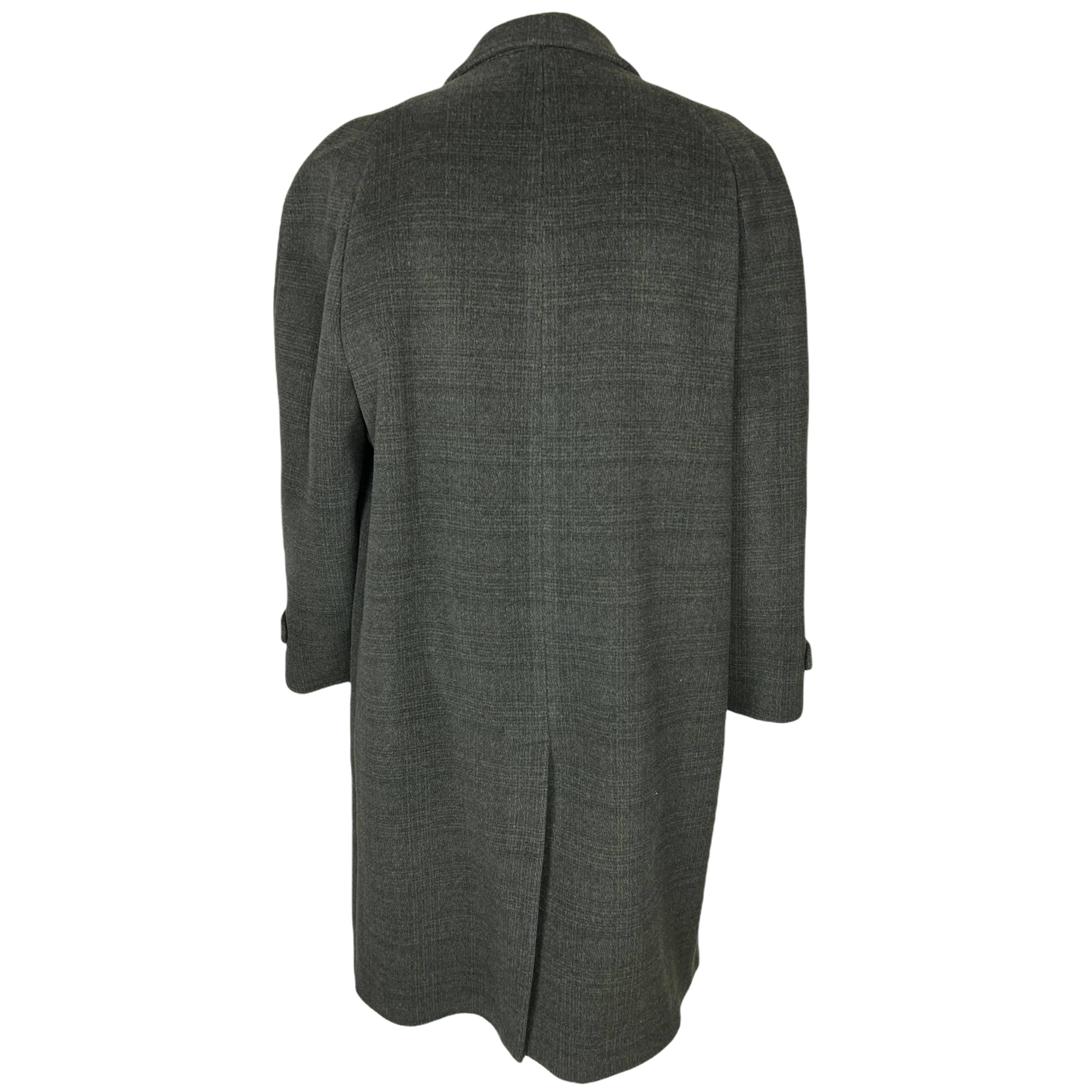1950s 60s Vintage Mens Overcoat Wool Coat Size L – Poppy's Vintage