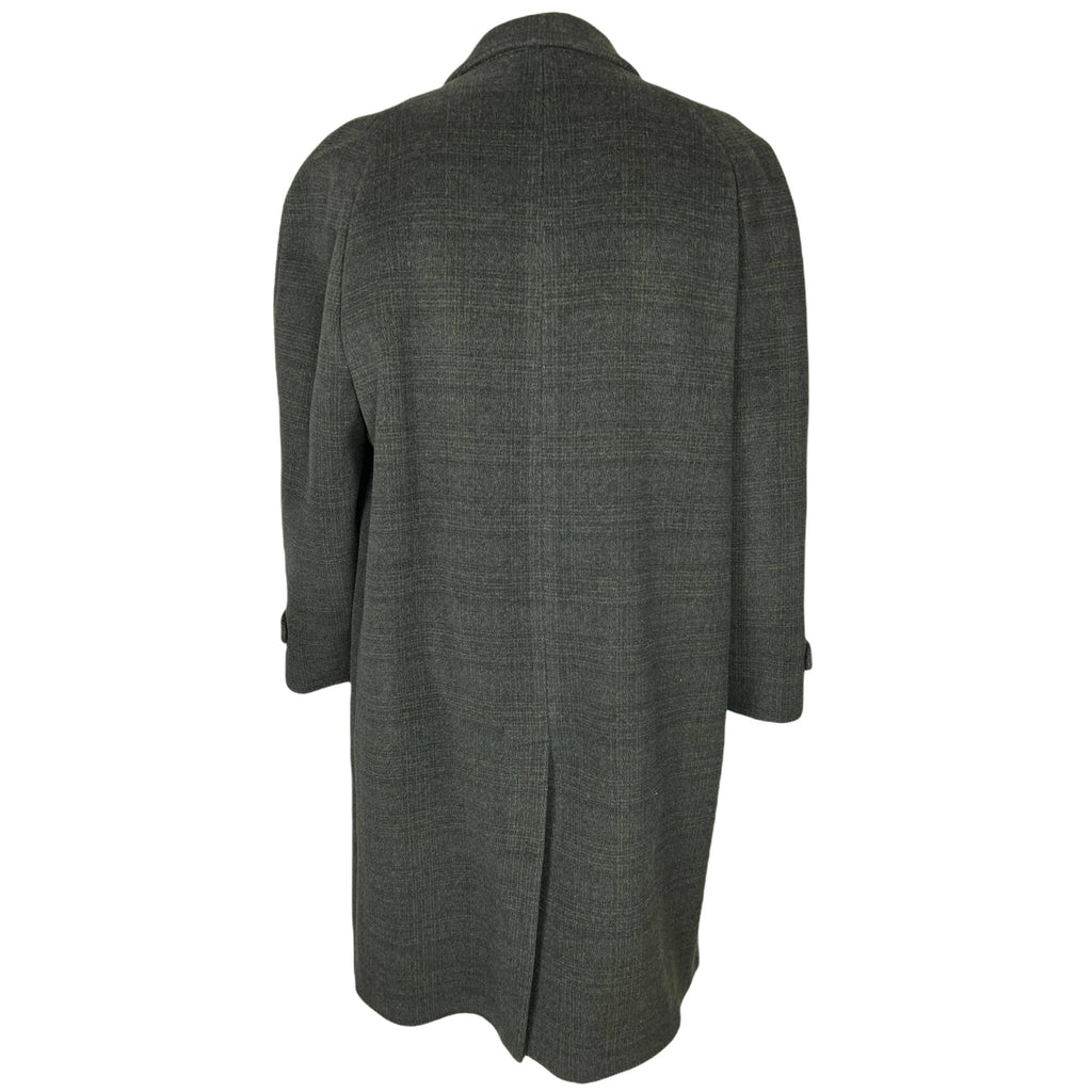 1950s 60s Vintage Mens Overcoat Wool Coat Size L