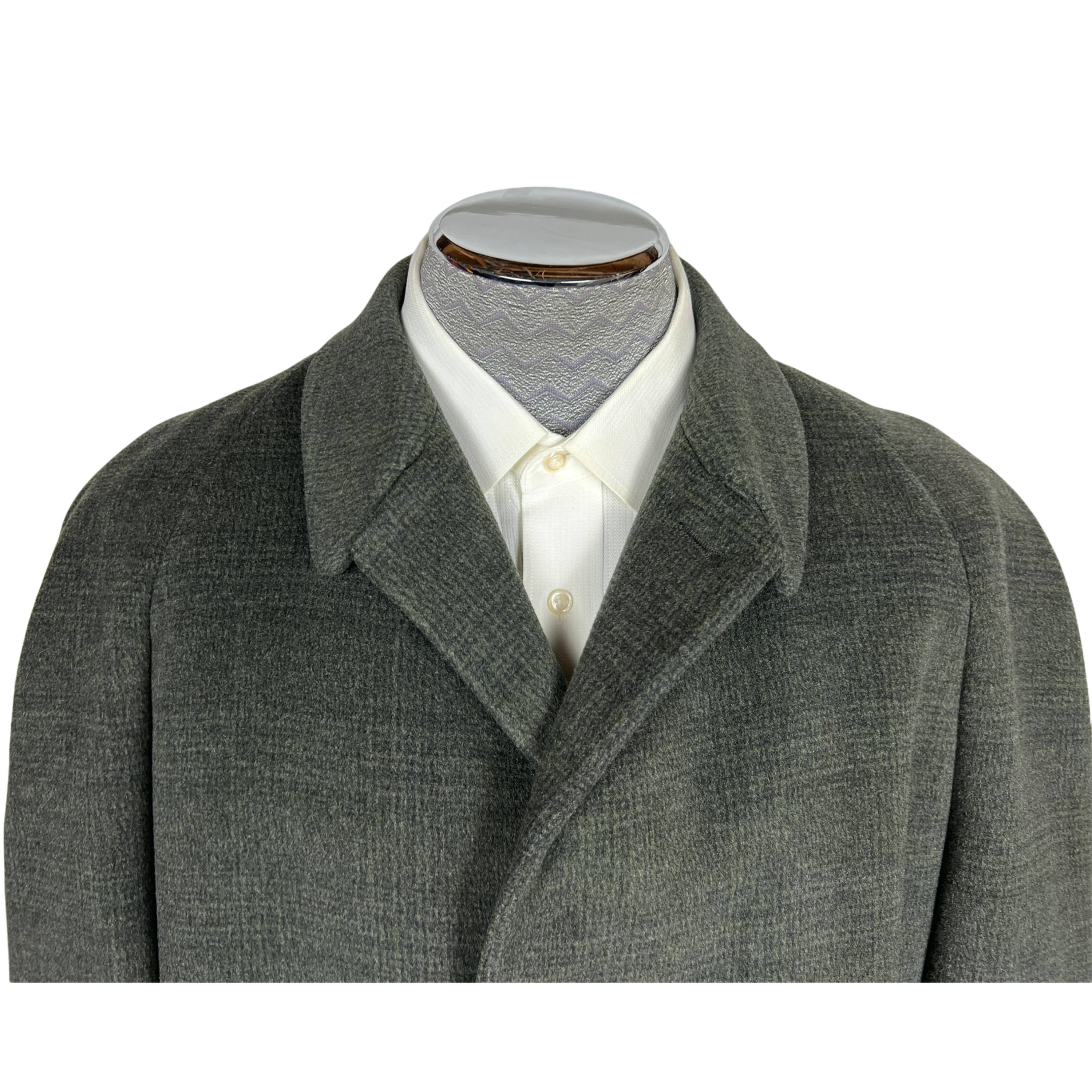 1950s 60s Vintage Mens Overcoat Wool Coat Size L – Poppy's Vintage