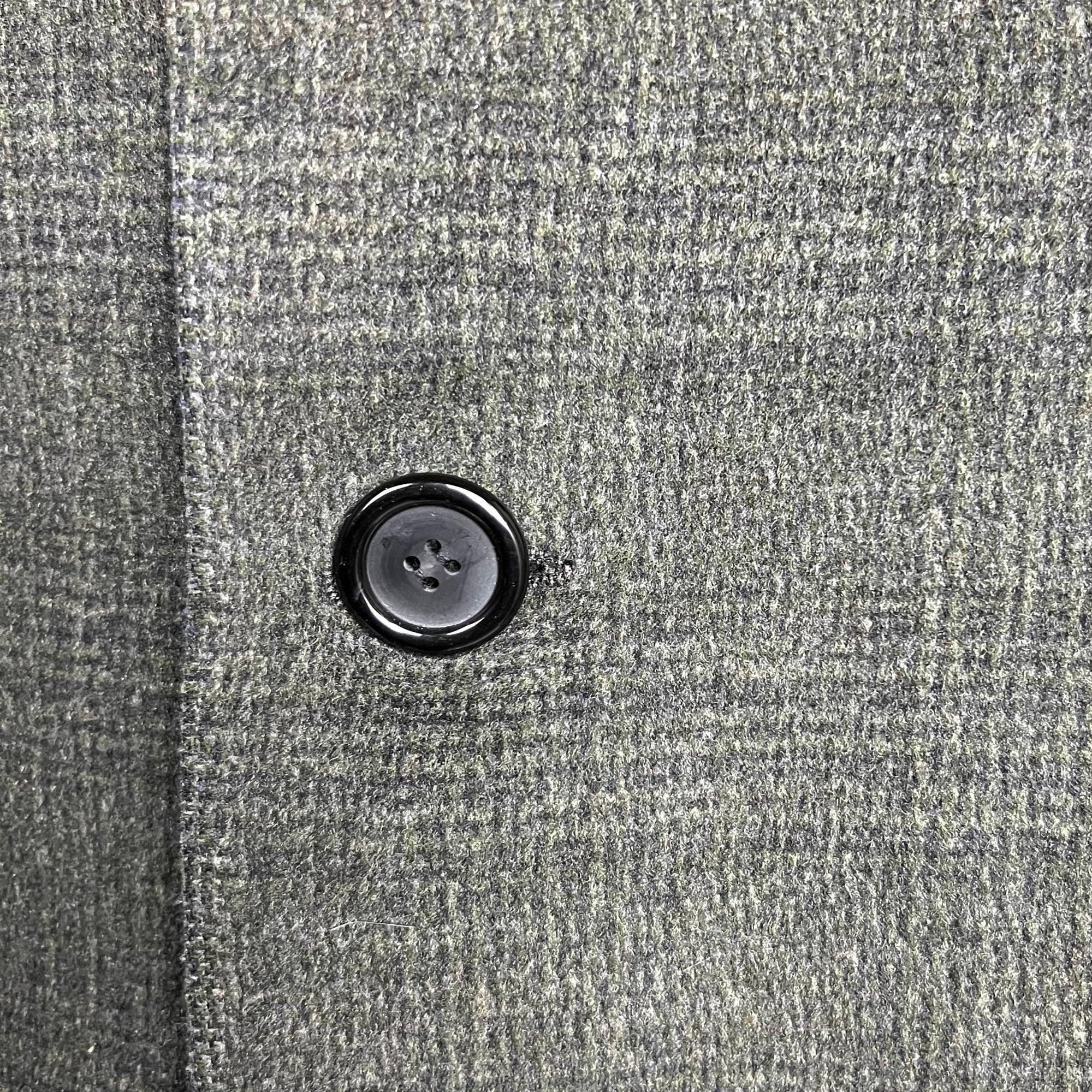 1950s 60s Vintage Mens Overcoat Wool Coat Size L