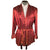 Vintage 1940s Smoking Jacket Bonnington Short Robe Size L