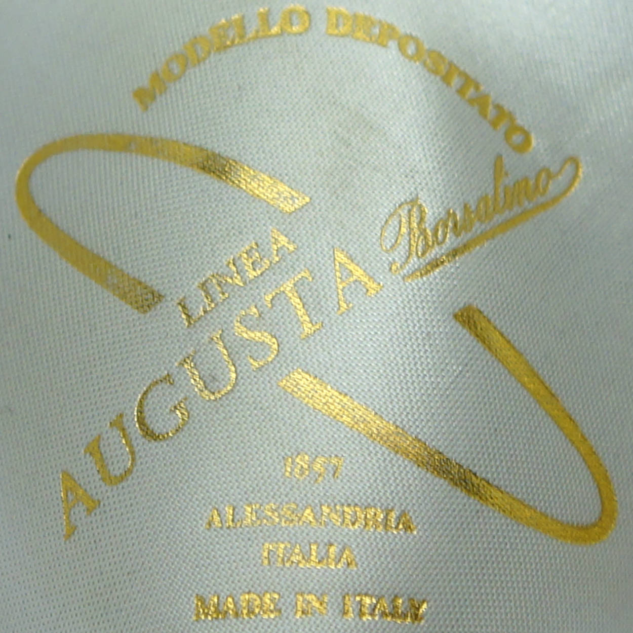 Vintage Borsalino Augusta Fedora Mens Grey Hat Qualita Superiore Sz 6 3/4 Small - Poppy's Vintage Clothing