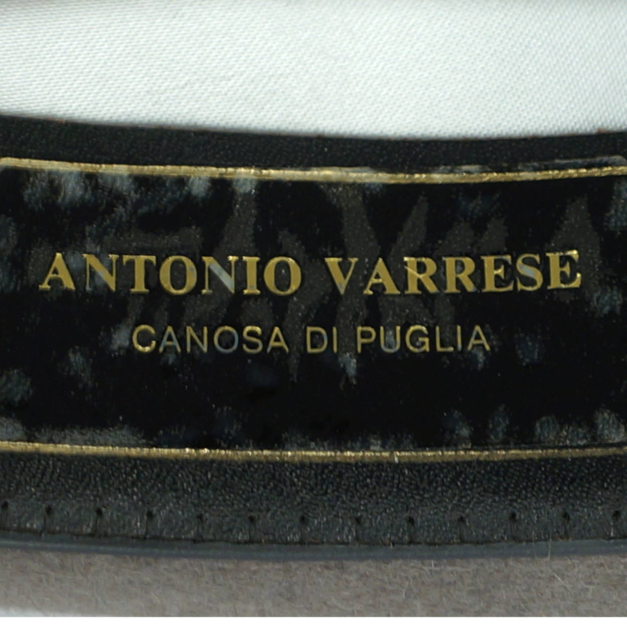 Vintage Borsalino Augusta Fedora Mens Grey Hat Qualita Superiore Sz 6 3/4 Small - Poppy's Vintage Clothing