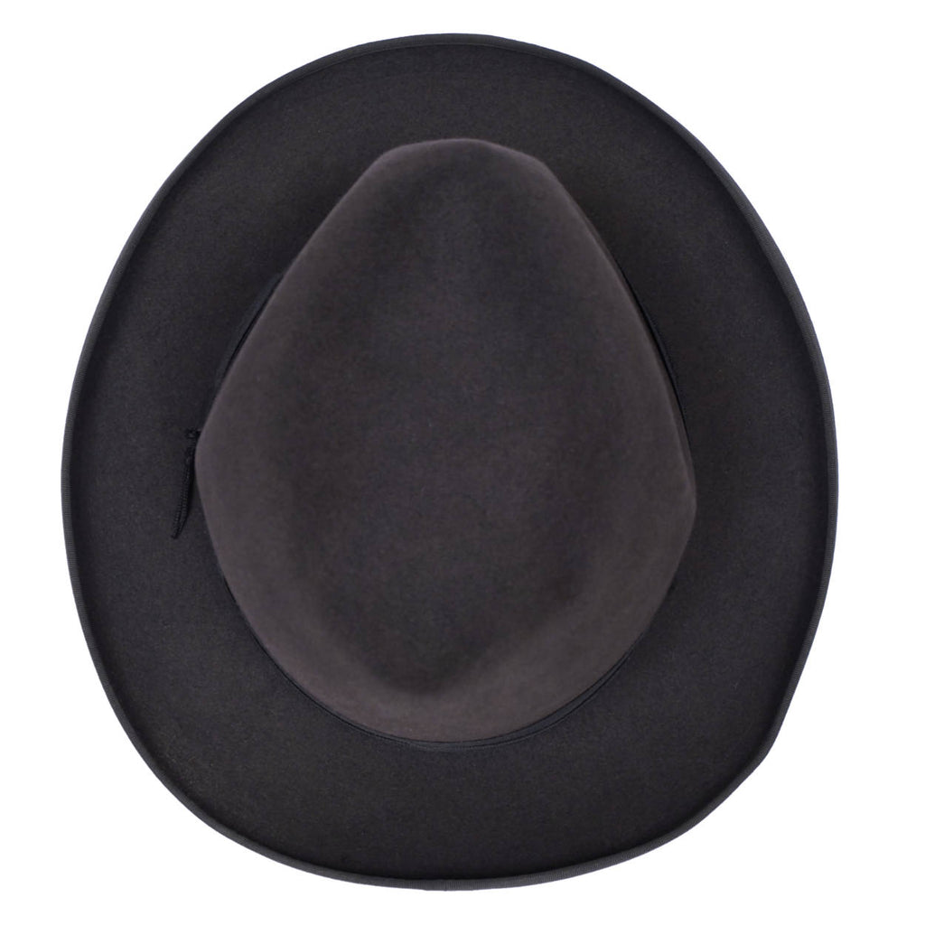 Vintage Borsalino Fedora Mens Homburg Style Qualita Extra Superiore Size Medium - Poppy's Vintage Clothing