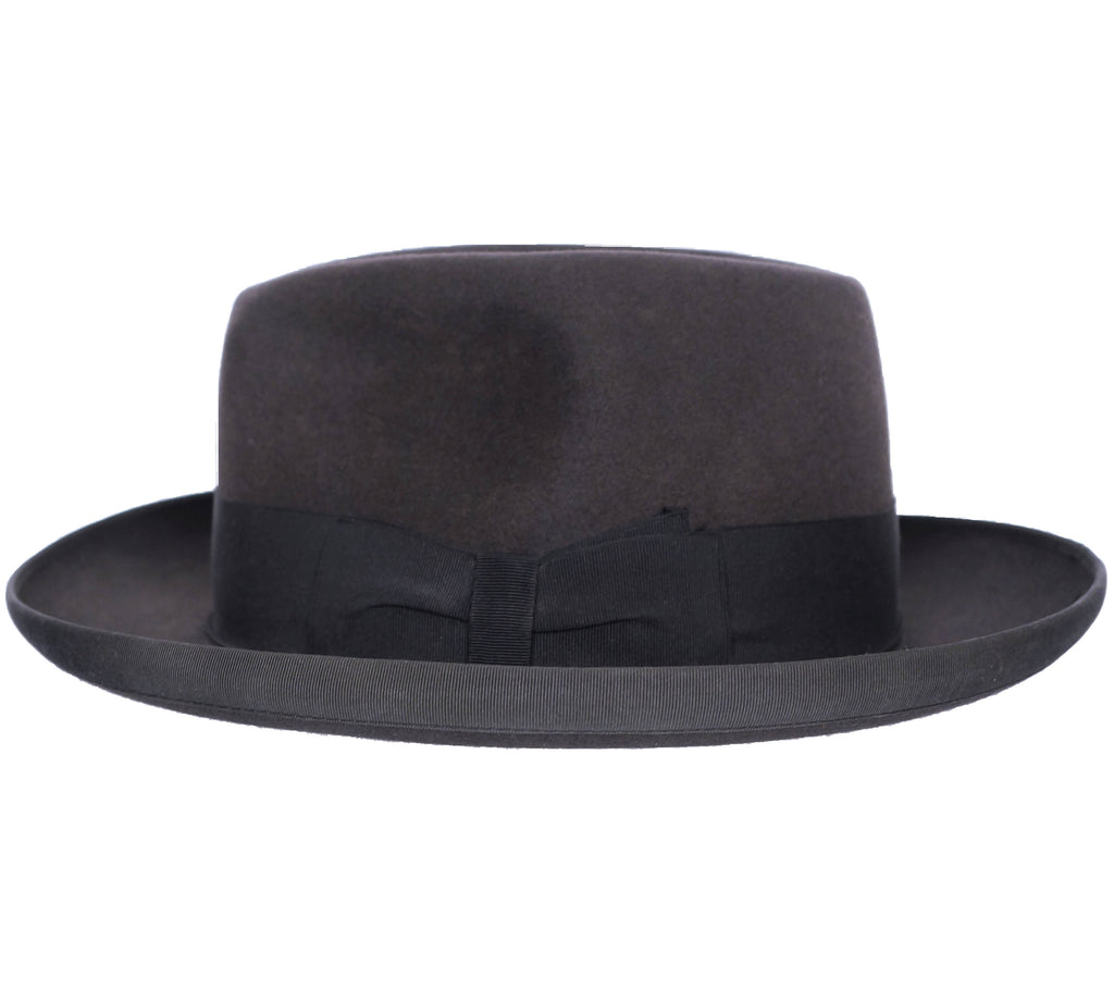 Vintage Borsalino Fedora Mens Homburg Style Qualita Extra Superiore Size Medium - Poppy's Vintage Clothing