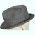 Vintage Borsalino Fedora Mens Grey Plush Finish Hat Qualita Superiore Size 7 1/8 - Poppy's Vintage Clothing