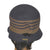 Vintage Borsalino Cloche Hat - Grey with Taupe Stripes Ladies Size 7 - Poppy's Vintage Clothing
