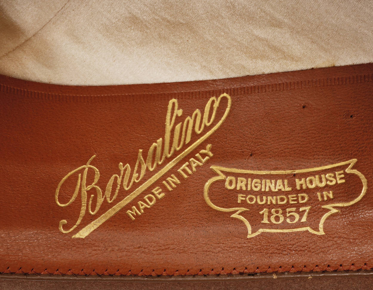 Vintage Borsalino Fedora 1950s Mens Brown Hat Qualita Superiore Size Small - Poppy's Vintage Clothing