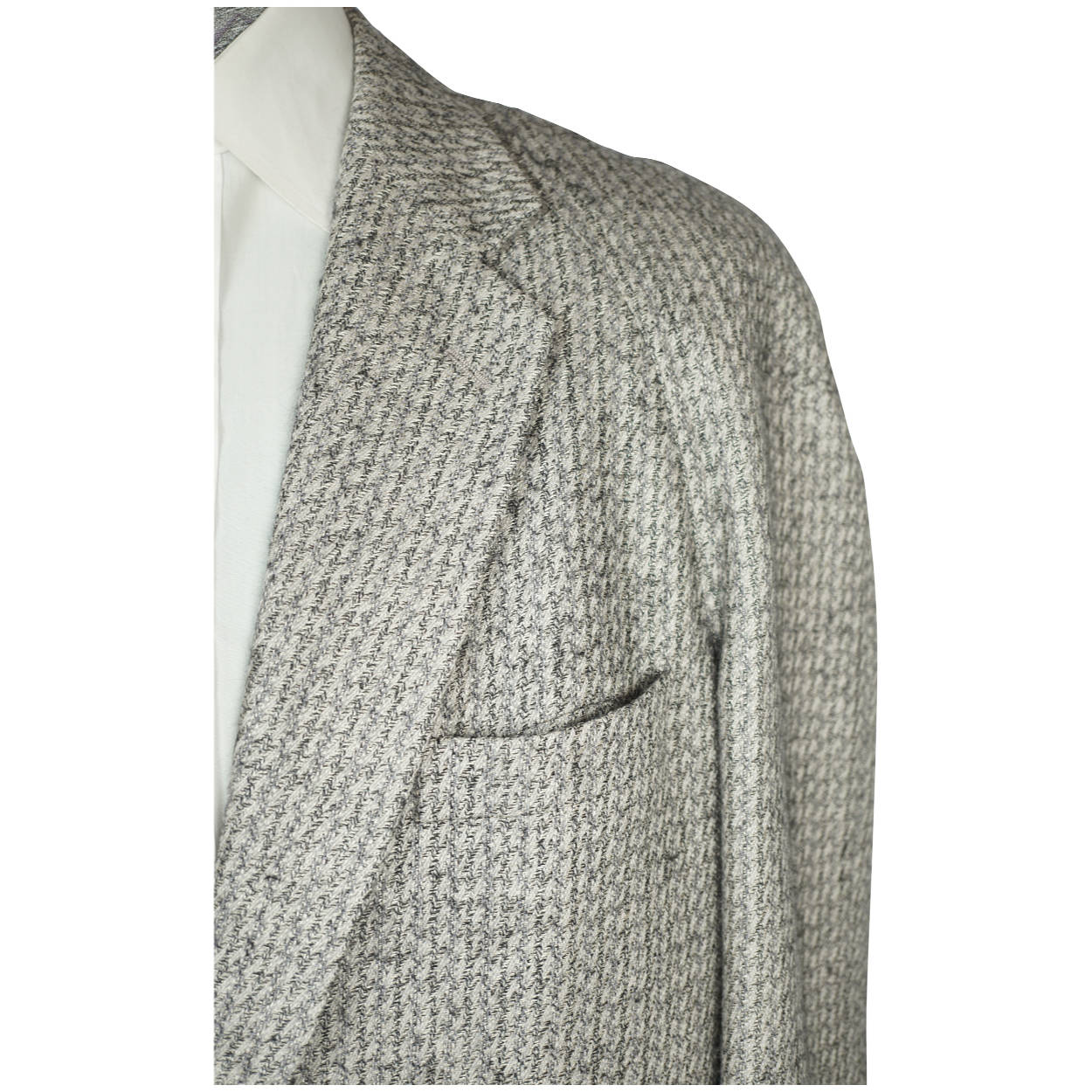 Vintage 80s Borsalino Jacket Wool and Silk Blend Mens Sz M L - Poppy's Vintage Clothing