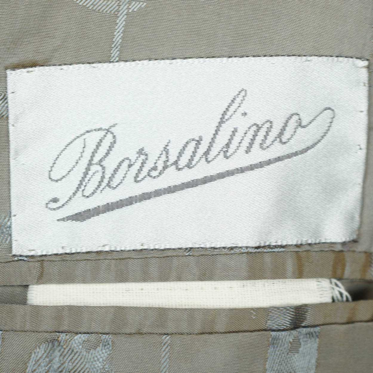 Vintage 80s Borsalino Jacket Wool and Silk Blend Mens Sz M L - Poppy's Vintage Clothing
