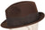 Vintage Borsalino Brown Fedora Hat Mens Size Large 7 1/4 - Poppy's Vintage Clothing