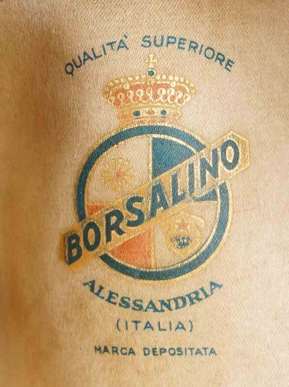 Vintage Borsalino Brown Fedora Hat Mens Size Large 7 1/4 - Poppy's Vintage Clothing