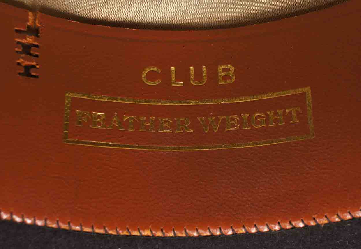 Vintage Borsalino Featherweight Fedora Gran Lusso Club Mens Hat Large Size 7 3/8 - Poppy's Vintage Clothing
