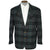 Vintage 80s Hugo Boss Sport Coat Scottish Wool Jacket Size L - Poppy's Vintage Clothing