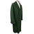 Vintage 1980s Hugo Boss Overcoat Green Wool Cashmere Size XL