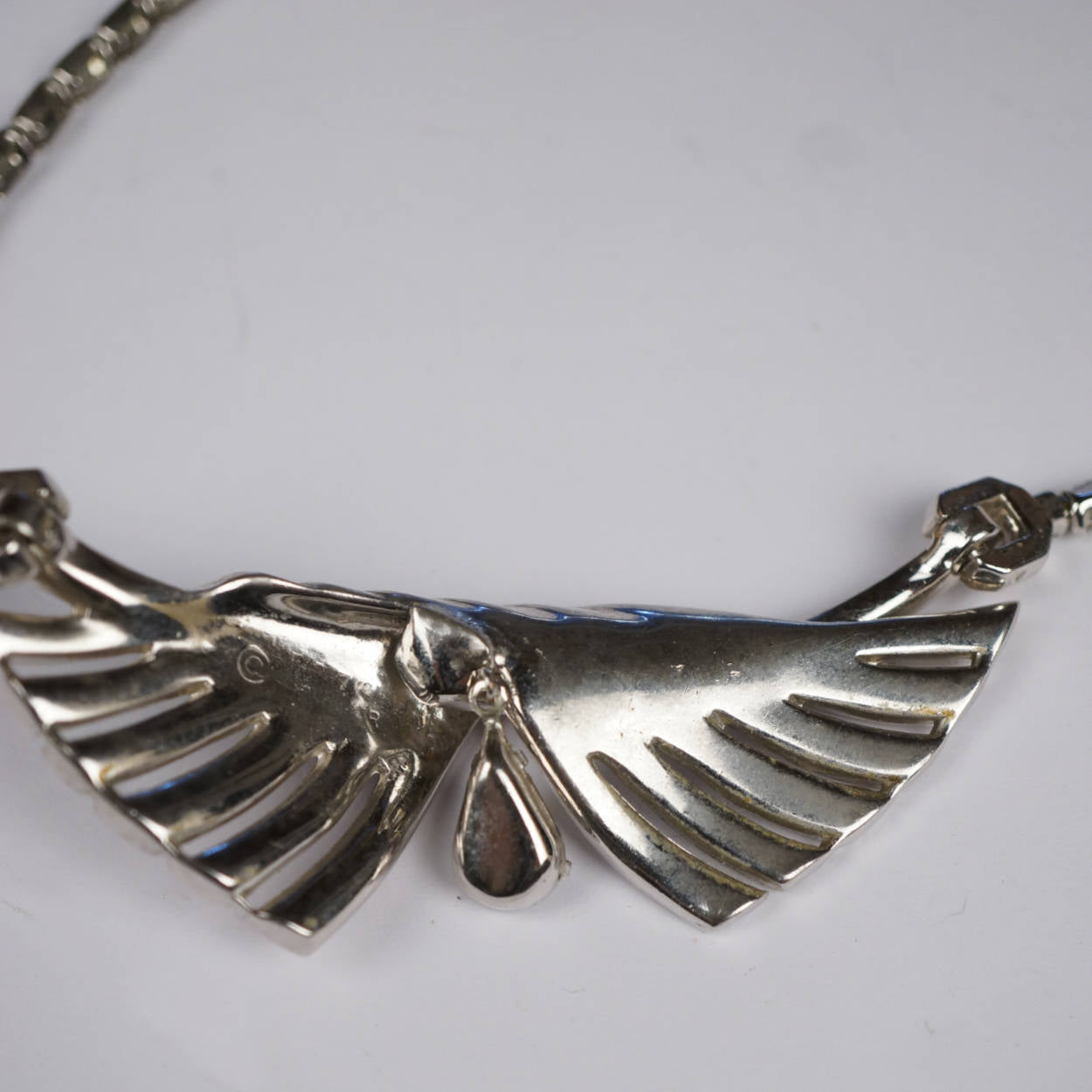 Vintage 1950s Marcel Boucher Rhinestone Choker Necklace 5872 - Poppy's Vintage Clothing