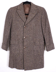Vintage Boys Coat Wool Tweed 1950s Fashion Size 12 - Poppy's Vintage Clothing