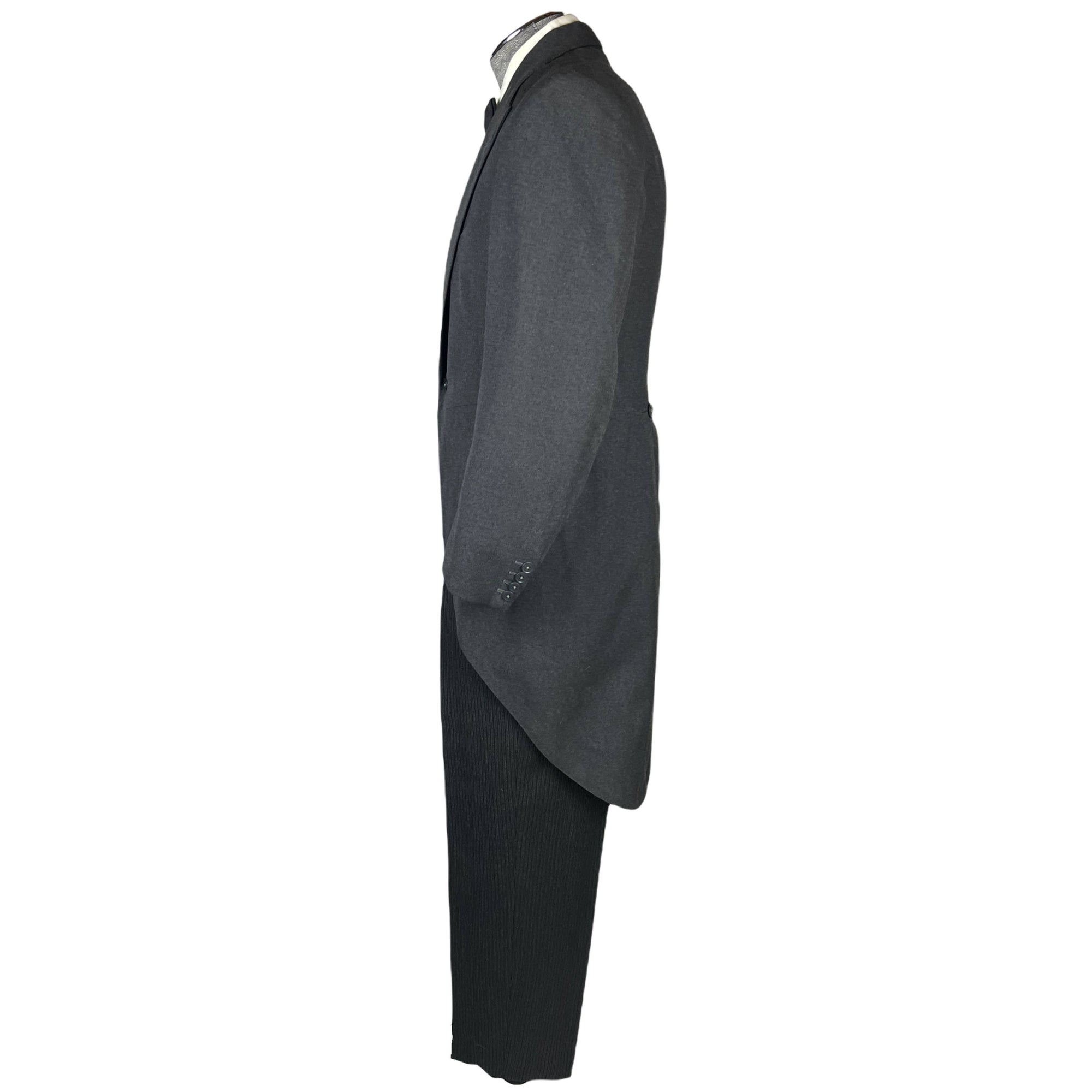 Vintage 60s Morning Suit Striped Pants English Custom Tailor