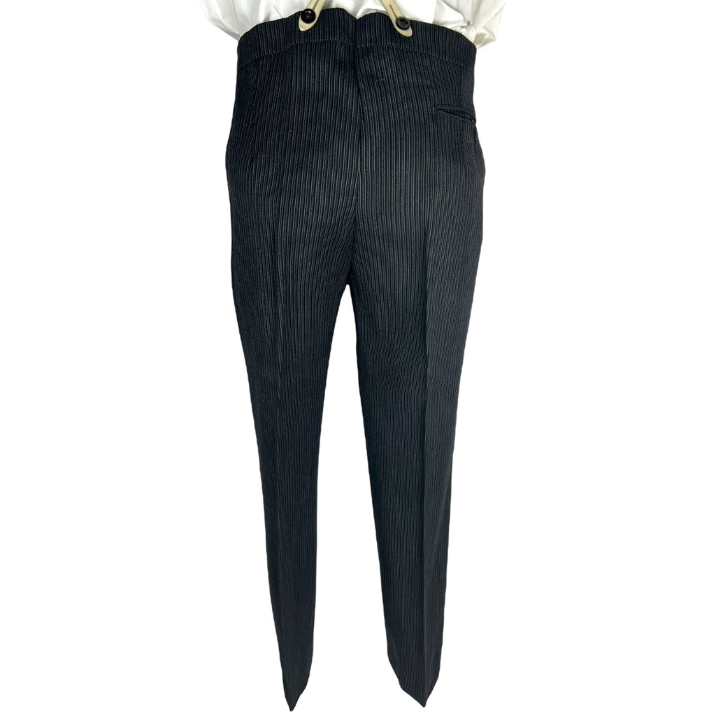 Vintage 60s Morning Suit Striped Pants English Custom Tailor
