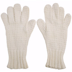 Vintage 1930s English Knit Gloves Unisex Size M L - Poppy's Vintage Clothing