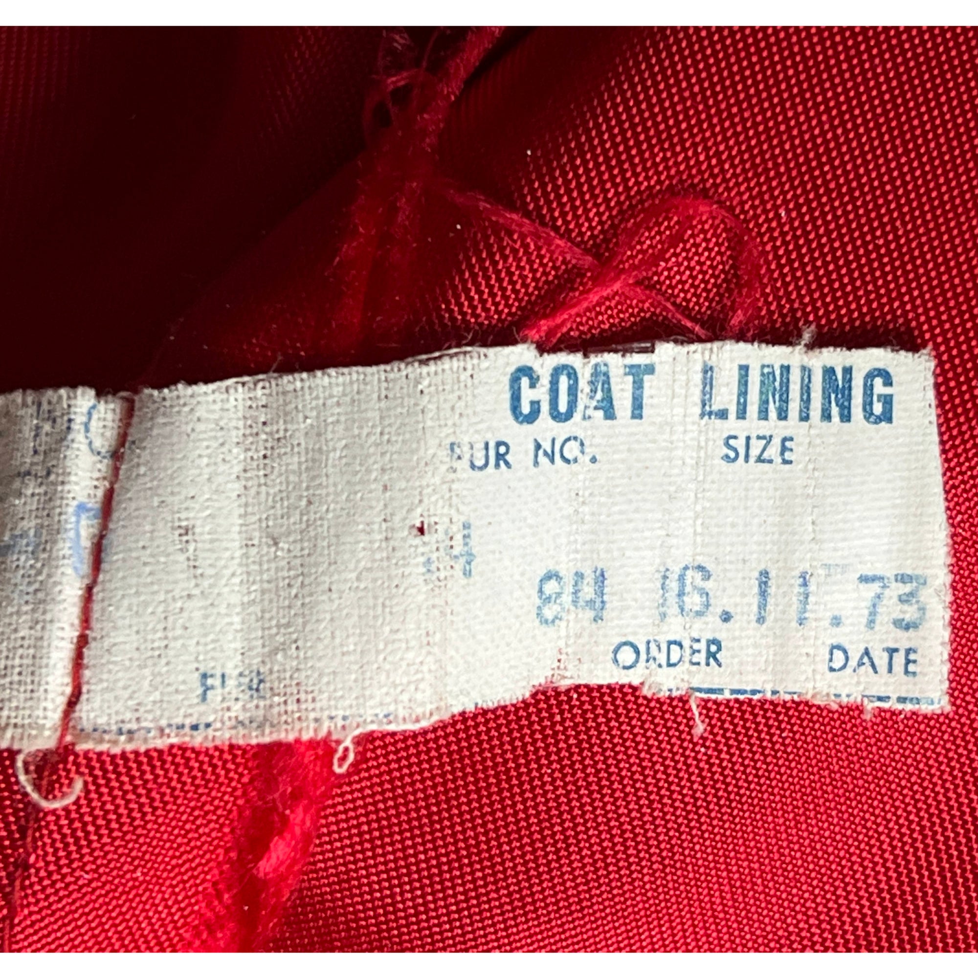 Vintage 1970s Spring Coat Bright Orange Red Acrylic Ladies M