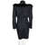 Vintage 1990s Black Wool Ladies Suit Brigitte Masson Paris M