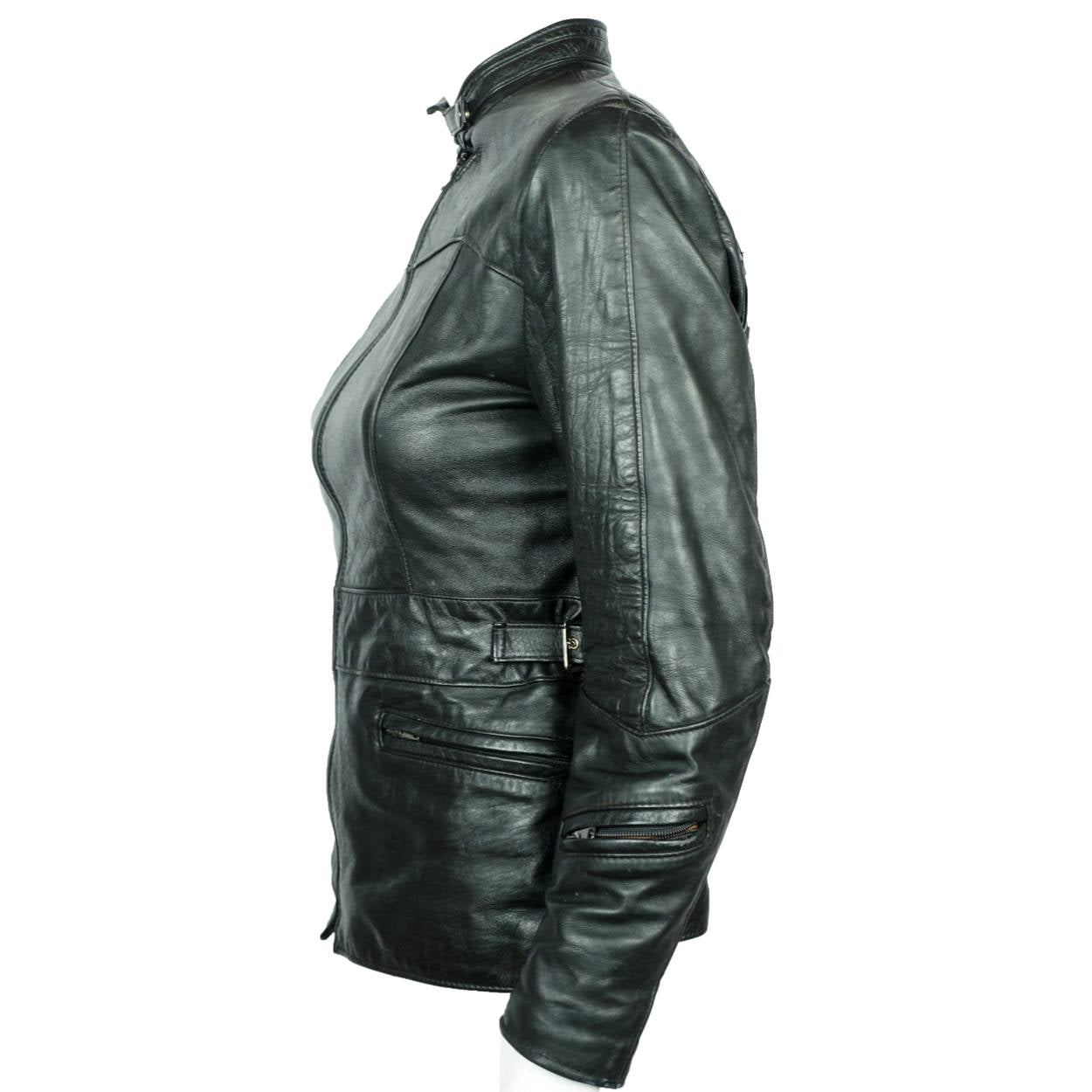 Vintage 70s Brimaco Cafe Racer Leather Motorcycle Jacket Sml - Poppy's Vintage Clothing