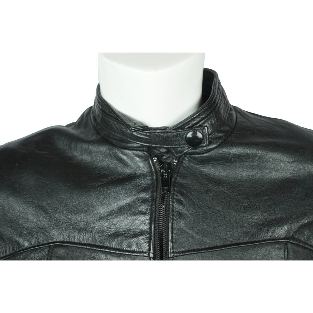 Vintage 70s Brimaco Cafe Racer Leather Motorcycle Jacket Sml - Poppy's Vintage Clothing