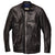 Vintage Brimaco Cafe Racer Leather Motorcycle Jacket 1960s Size Small - Poppy's Vintage Clothing