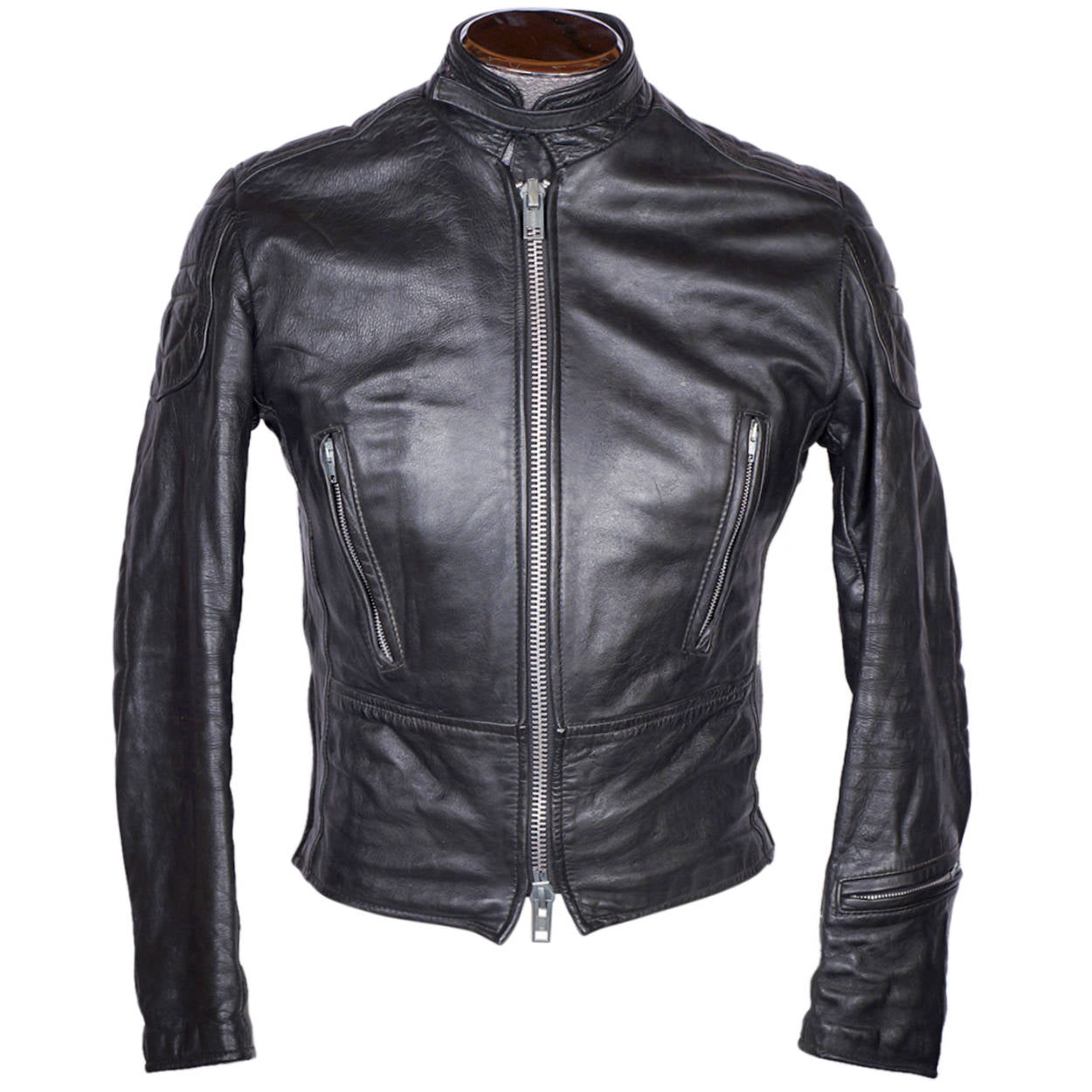 Vintage 70s Brimaco Cafe Racer Leather Motorcycle Jacket S