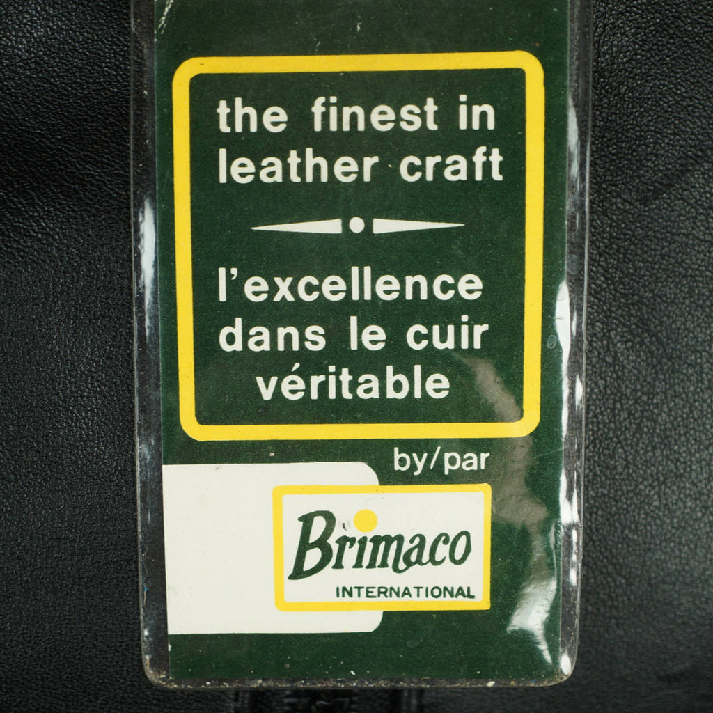 Vintage NWT Brimaco Cafe Racer Leather Motorcycle Jacket M - Poppy's Vintage Clothing