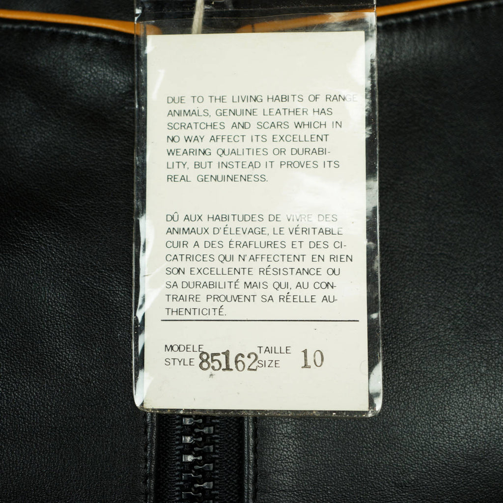 Vintage NWT Brimaco Cafe Racer Leather Motorcycle Jacket M - Poppy's Vintage Clothing