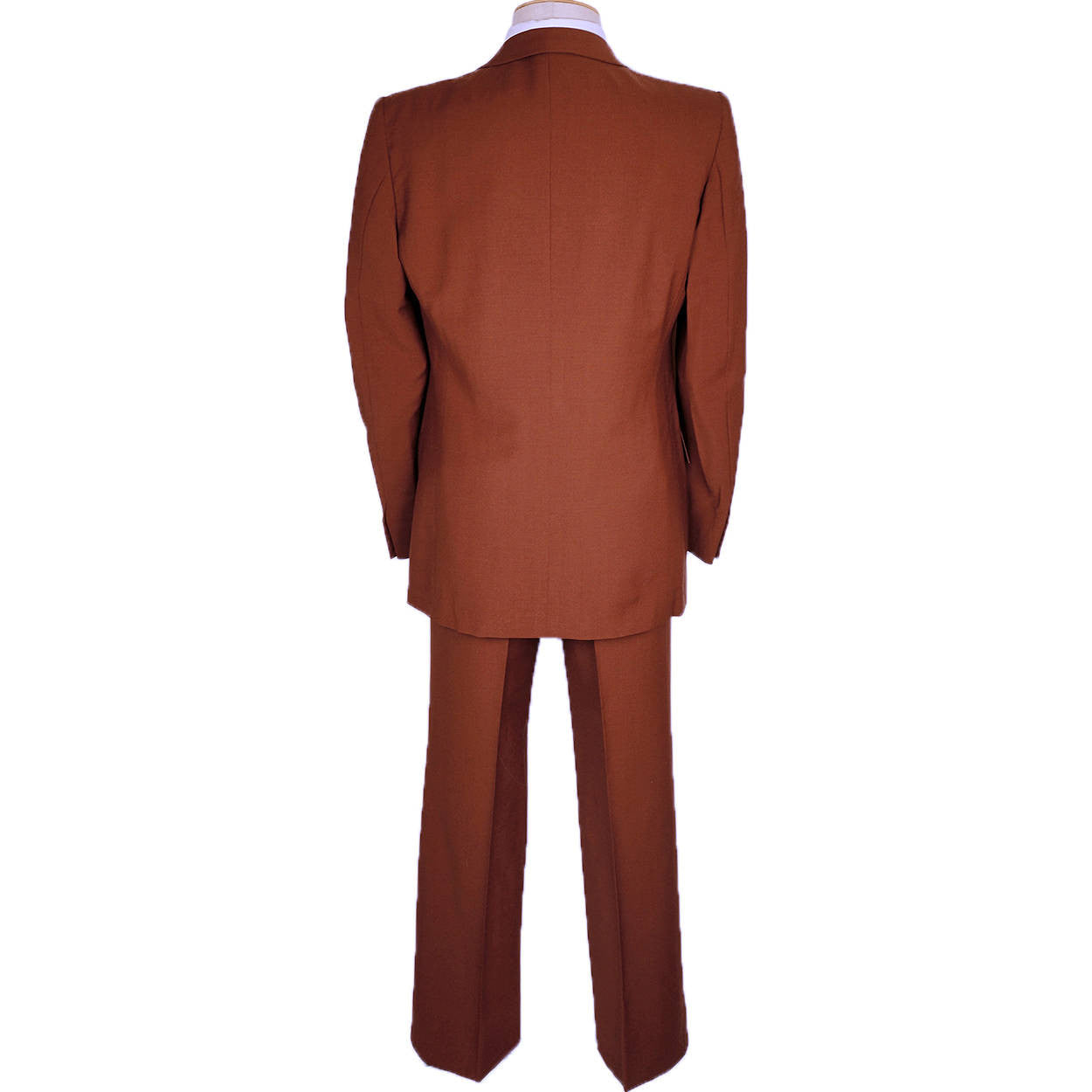 Vintage 70s Brioni Mens Suit Brown Mohair Wool Italian Tailoring Size 42 L - Poppy's Vintage Clothing