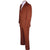 Vintage 70s Brioni Mens Suit Brown Mohair Wool Italian Tailoring Size 42 L - Poppy's Vintage Clothing