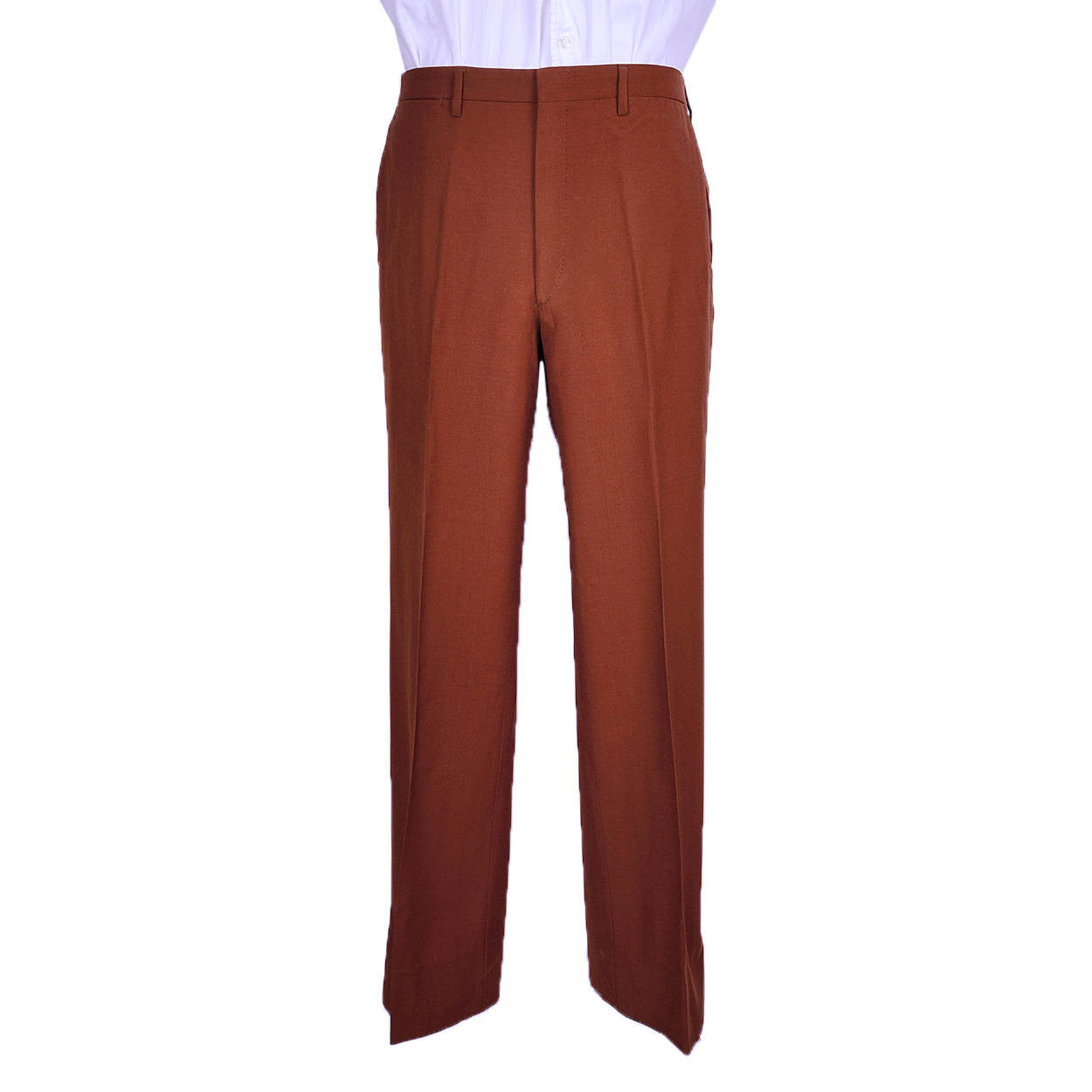 Vintage 70s Brioni Mens Suit Brown Mohair Wool Italian Tailoring Size 42 L - Poppy's Vintage Clothing