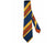 Vintage 1970s Brioni Rome Striped Silk Twill Necktie Mens Tie Made in Italy - Poppy's Vintage Clothing