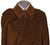 Vintage 70s Mens Mod Trench Coat Brown Velvet L - Poppy's Vintage Clothing