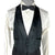 Vintage 1960s Brocade Tuxedo 3 Piece Mohair Wool Blend 1964
