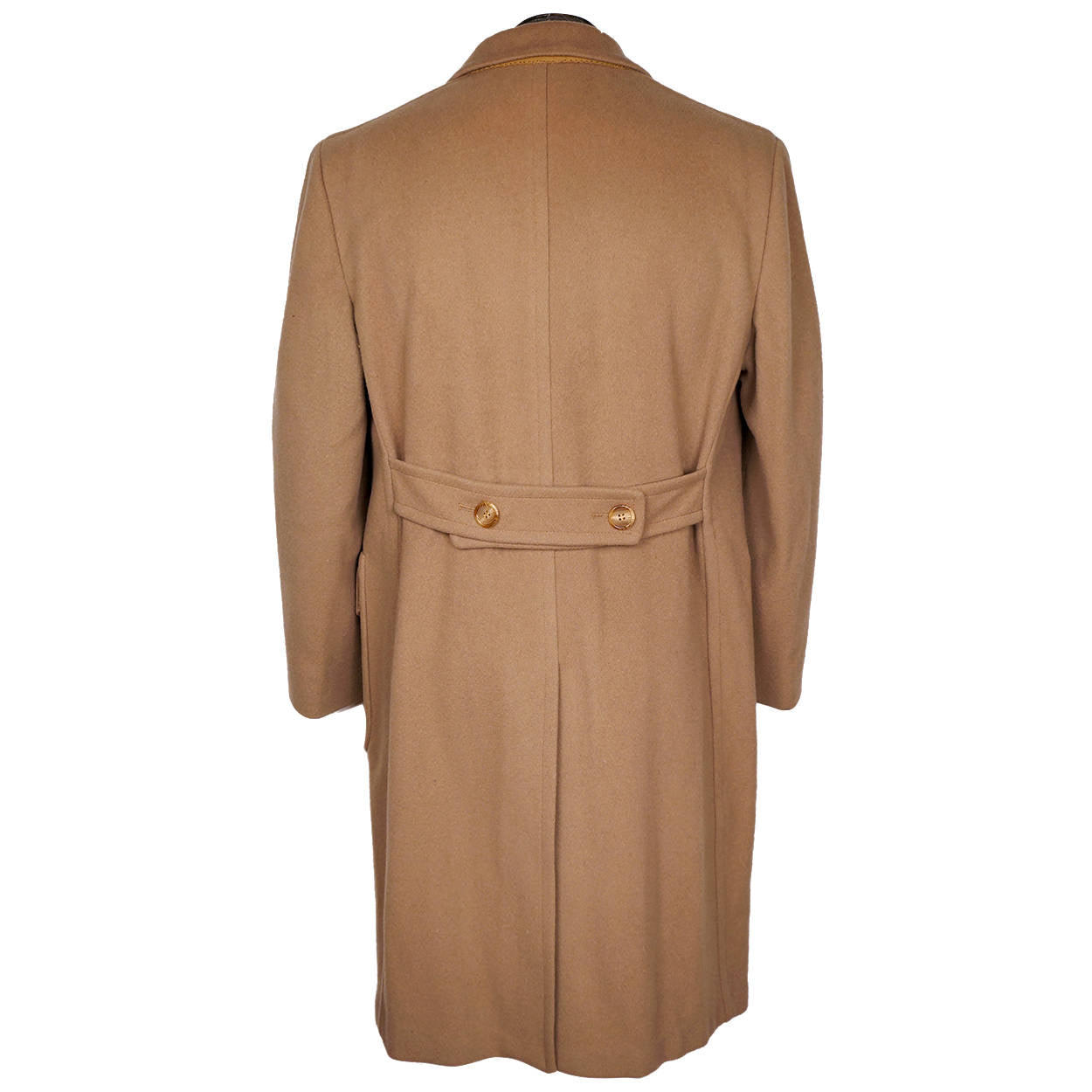 Vintage Brooks Brothers Brooksgate Overcoat 1970s Wool Top Coat Size 40 Short - Poppy's Vintage Clothing