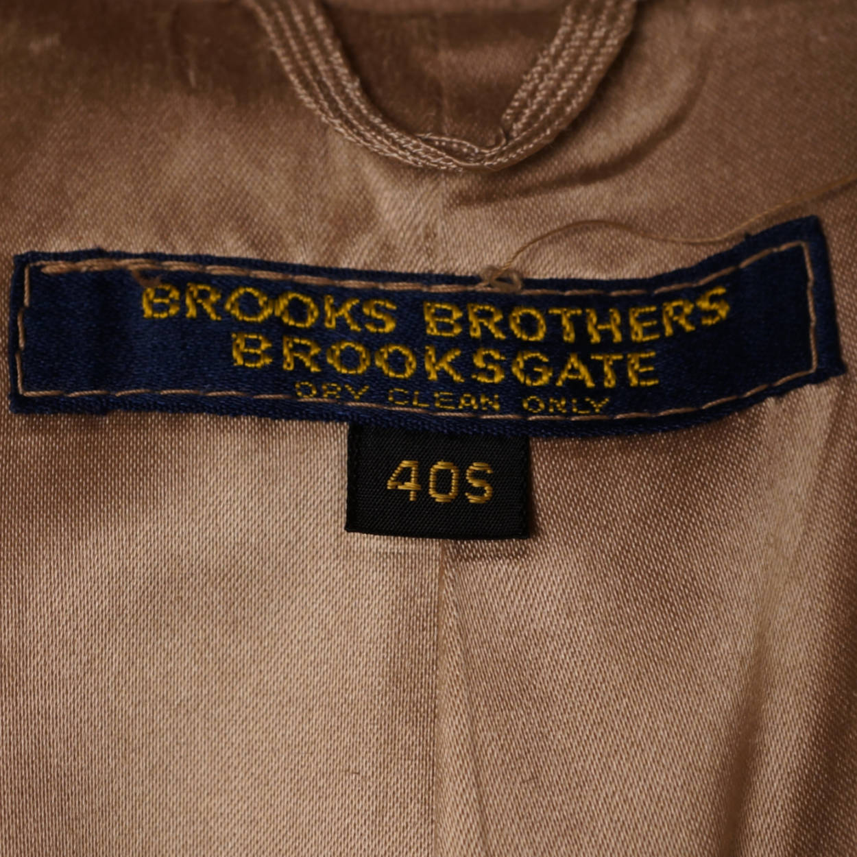 Vintage Brooks Brothers Brooksgate Overcoat 1970s Wool Top Coat Size 40 Short - Poppy's Vintage Clothing