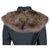 Large Vintage Fox Fur Collar Brown w Frosted Tips