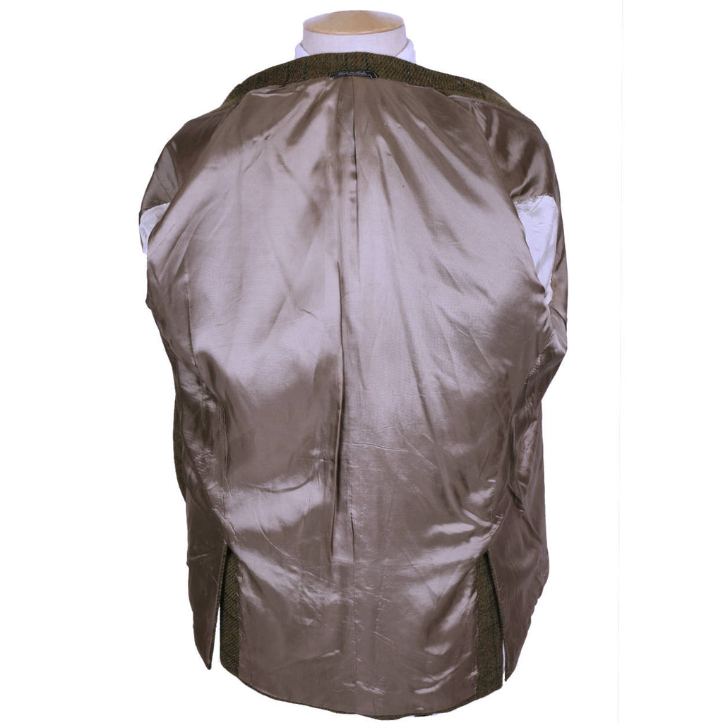 Vintage 1970s Tweed Sport Coat Mens Jacket - Bruce & Scott Tailors - Paris -Size M - Poppy's Vintage Clothing