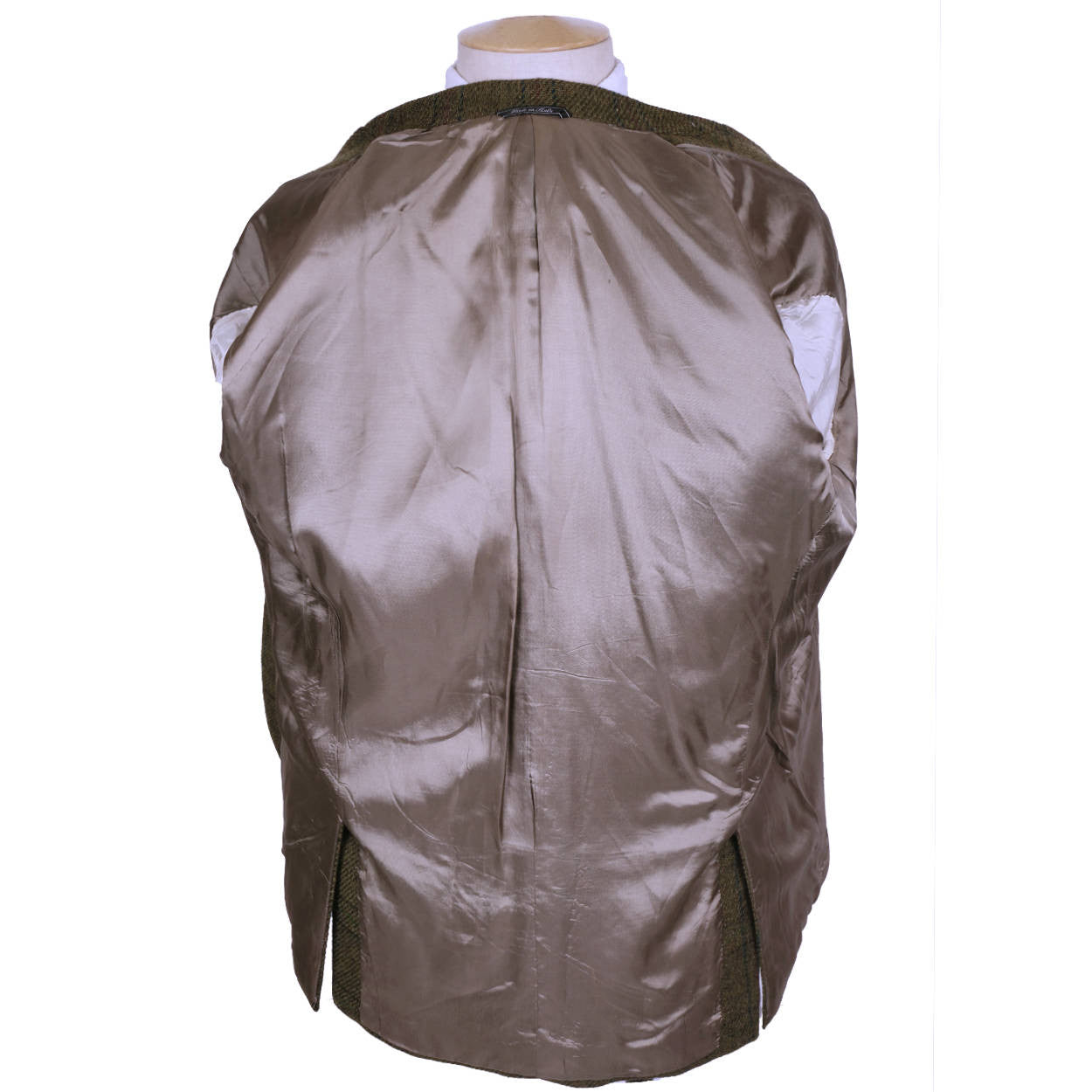 Vintage 1970s Tweed Sport Coat Mens Jacket - Bruce & Scott Tailors - Paris -Size M - Poppy's Vintage Clothing