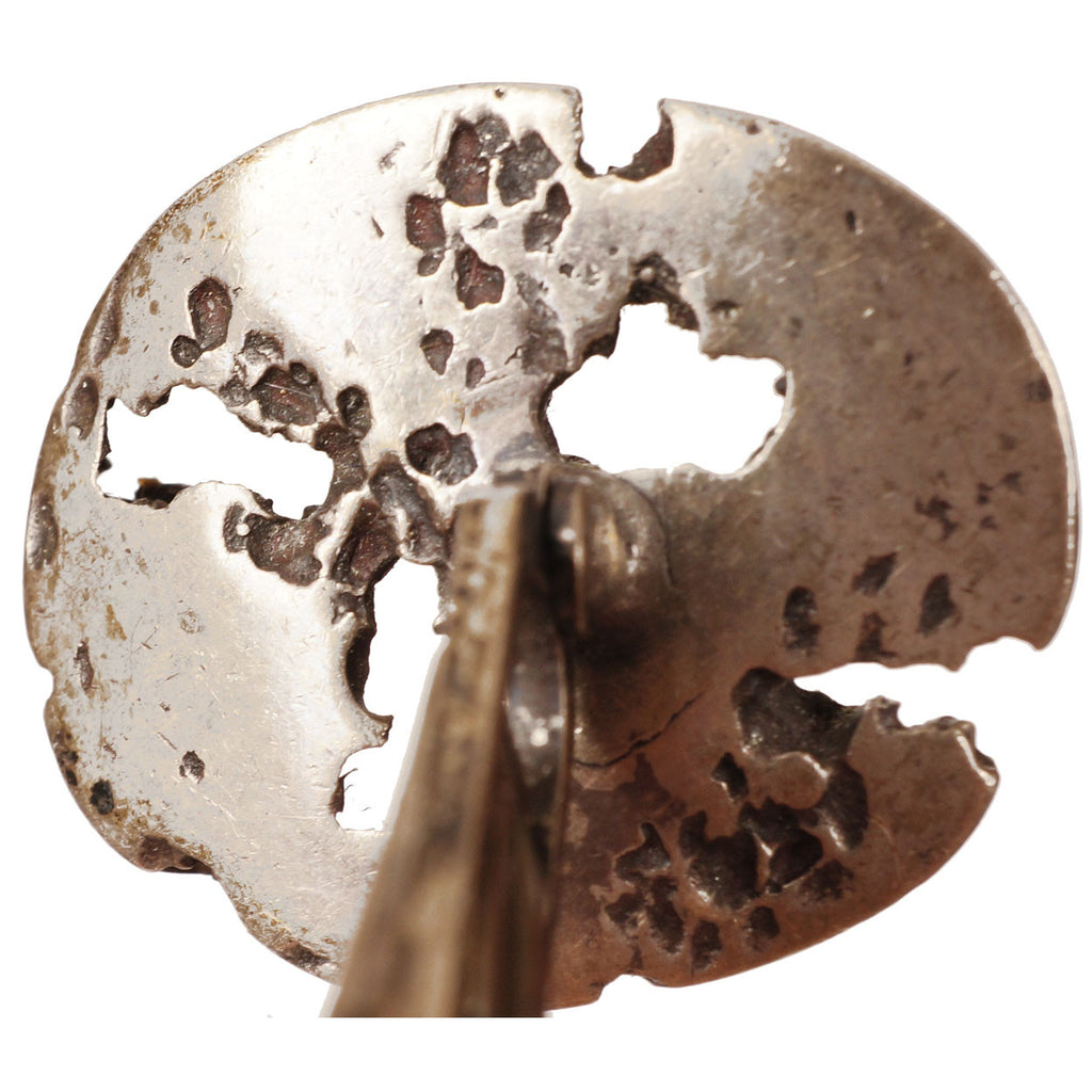 Vintage 1960s Brutalist Pewter Cufflinks - Poppy's Vintage Clothing