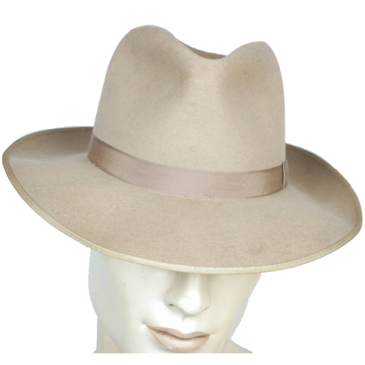 Vintage 50s Mens Fedora Hat Buckley Commando Montreal 7 1/8 - Poppy's Vintage Clothing