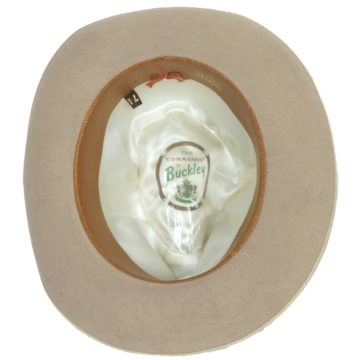 Vintage 50s Mens Fedora Hat Buckley Commando Montreal 7 1/8 - Poppy's Vintage Clothing