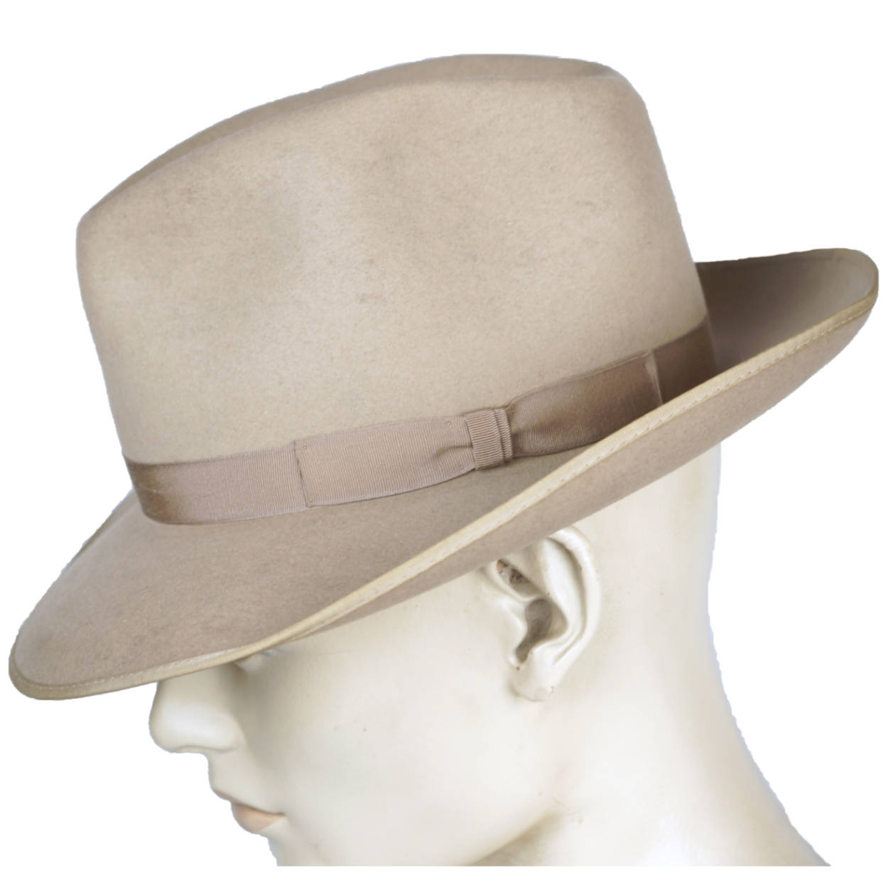 Vintage 50s Mens Fedora Hat Buckley Commando Montreal 7 1/8 - Poppy's Vintage Clothing